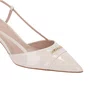 Slingback Luz da Lua Feminino Verona Panna Couro