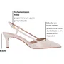 Slingback Luz da Lua Feminino Verona Panna Couro