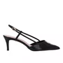 Slingback Luz da Lua Feminino Verona Preto Couro