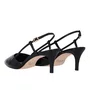 Slingback Luz da Lua Feminino Verona Preto Couro