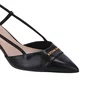 Slingback Luz da Lua Feminino Verona Preto Couro