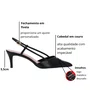 Slingback Luz da Lua Feminino Verona Preto Couro