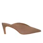 Tamanco Carrano Feminino Salto Fino Mocha Couro