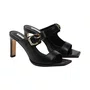 Tamanco Jorge Bischoff Feminino Preto Couro Camuça