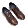 Tênis Democrata Masculino Denim Grow Hi-Soft 32 Conhaque Couro