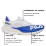 Tênis Fila Racer Speedzone Masculino Branco Azul Royal