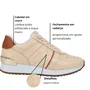 Tênis Jorge Bischoff Feminino Jogger Nude Marrom Couro Croco