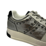 Tênis Jorge Bischoff Feminino Prata Tachas Couro
