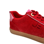 Tênis Jorge Bischoff Feminino Vermelho Couro Camurça