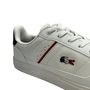 Tênis Lacoste Masculino Europa Pro White Navy Red Couro