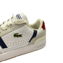 Tênis Lacoste T-clip White Navy Red Couro 