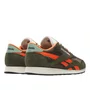 Tênis Masculino Reebok CL Nylon Verde Musgo Laranja