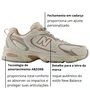 Tênis New Balance Feminino 530 Running Course Bege Cobre Verde Oliva