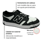 Tênis New Balance Masculino 480 Preto Branco Couro 