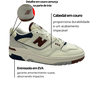Tênis New Balance Masculino 550 Bege Claro Marrom Couro
