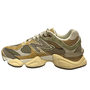 Tênis New Balance Masculino 9060 Bege Verde Musgo Marrom Couro Camurça