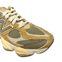 Tênis New Balance Masculino 9060 Bege Verde Musgo Marrom Couro Camurça