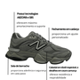 Tênis New Balance Masculino 9060 Cinza Couro