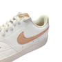 Tênis Nike Court Vision Branco Rosa Couro