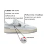 Tênis Nike Feminino Gamma Force Branco Prata Couro