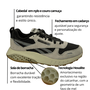 Tênis Reebok Masculino Classic leather Hexalite Borwn Grey Stone
