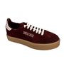 Tênis Santa Lolla Feminino Merlot Couro Camurça