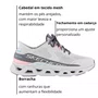 Tênis Skechers Feminino Glide Step Altus Cinza  Rosa