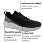 Tênis Skechers Feminino Go Run Elevate Preto Branco