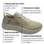 Tênis Skechers Feminino Go Walk Flex Creme