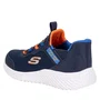 Tênis Skechers Infantil Brisk Burst Slip-ins Azul Marinho Roial