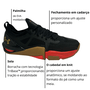 Tênis Under Armour Masculino UA Tribase Cross 2 Preto Vermelho Dourado