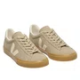 Tênis Veja Campo Feminino Suede Taupe Pierre Natural Couro