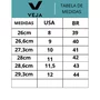 Tênis Veja Campo Masculino Chromefree Leather Extra White Black