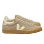 Tênis Veja Campo Masculino Suede Taupe Pierre Natural Couro