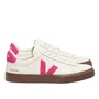 Tênis Veja Feminino Campo Leather White Pink Bark Couro