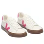 Tênis Veja Feminino Campo Leather White Pink Bark Couro