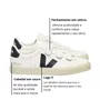 Tênis Veja Recife Logo Chromefree Leather Extra White Black 