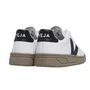 Tênis Veja Feminino V-12 Leather Extra White Black Dune