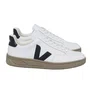 Tênis Veja Feminino V-12 Leather Extra White Black Dune