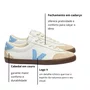 Tênis Veja Feminino Volley White Aqua Bark