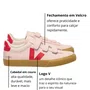 Tênis Veja Recife Feminino Leather Petale Pekin Natural Couro