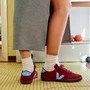 Tênis Veja Volley Feminino Aqua Eagle Couro Camurça