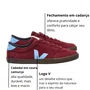 Tênis Veja Volley Feminino Aqua Eagle Couro Camurça
