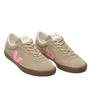 Tênis Veja Volley Feminino Taupe Malibu Bark Couro Camurça
