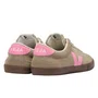 Tênis Veja Volley Feminino Taupe Malibu Bark Couro Camurça