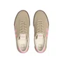Tênis Veja Volley Feminino Taupe Malibu Bark Couro Camurça
